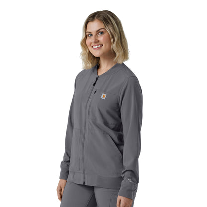 Force Cross-Flex C82410 Women's Lightweight Scrub Jacket Pewter