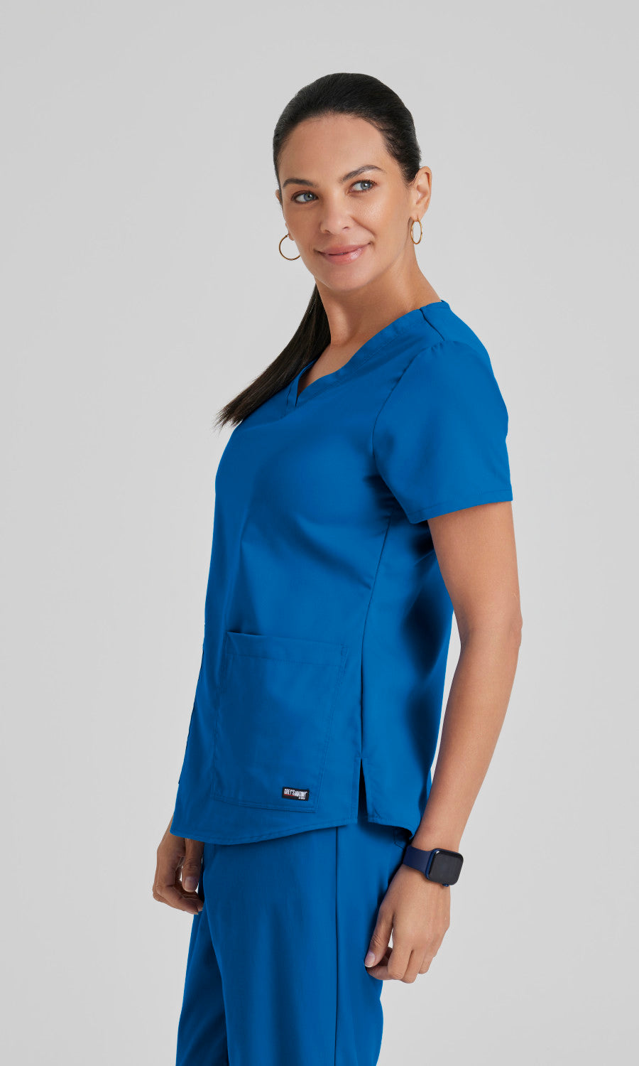 Grey's Anatomy 71166 Aubrey Scrub Top New Royal