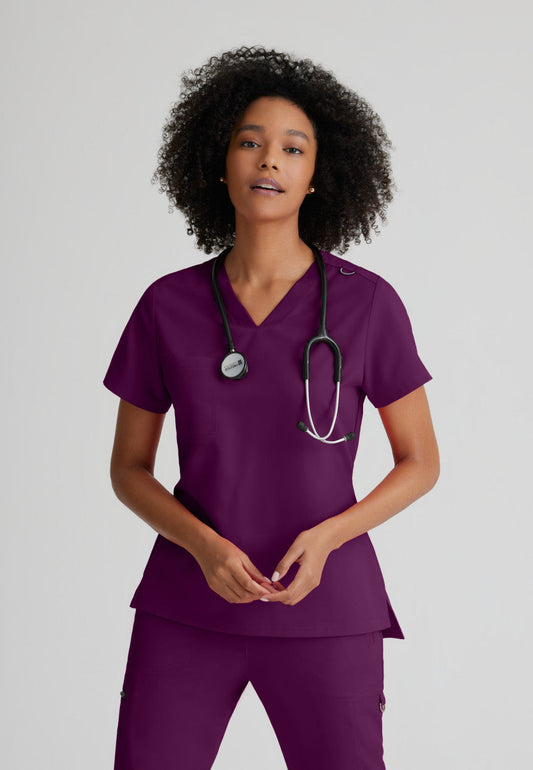 Greys Anatomy Stretch GVST028 Bree Scrub Top image 1