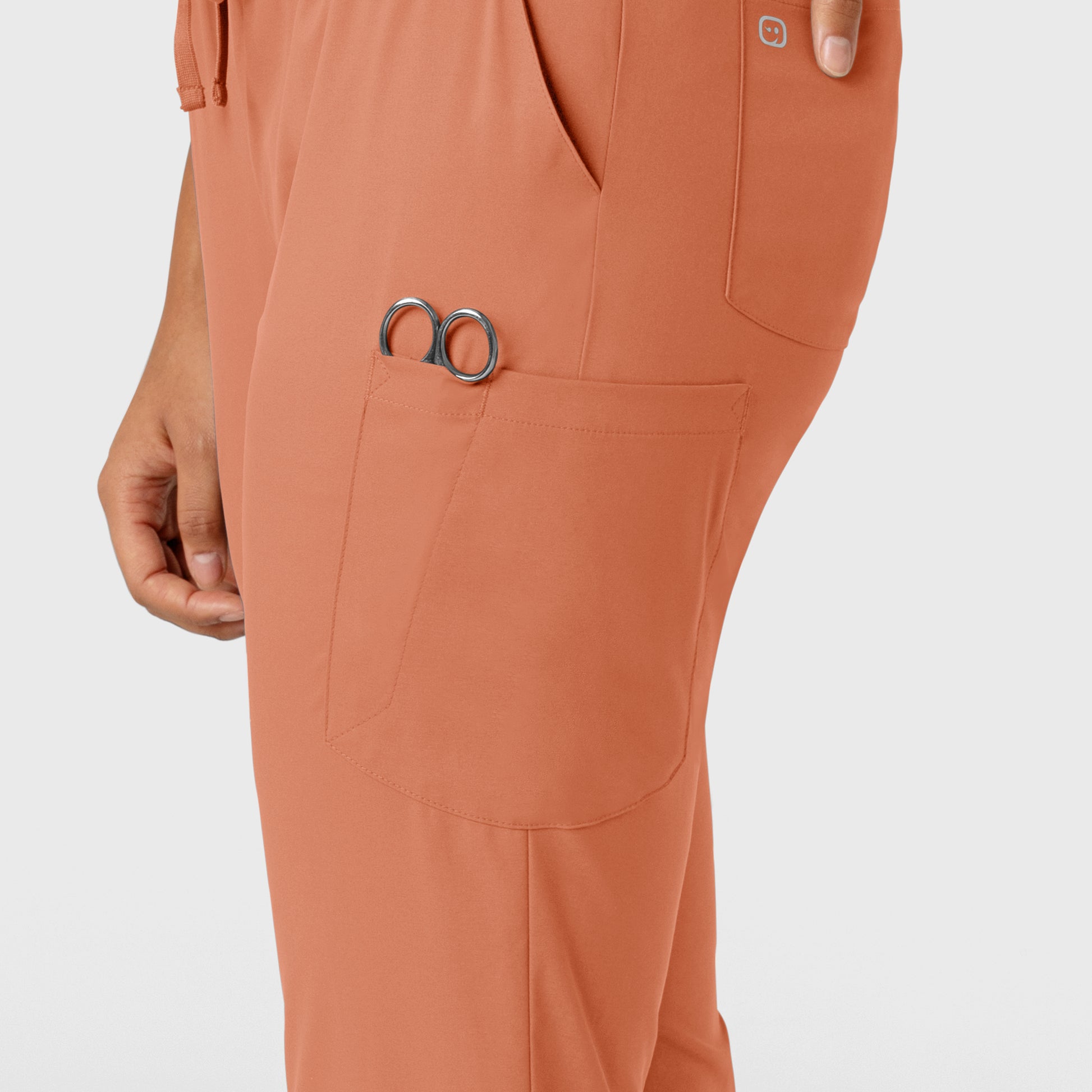 Boundless 5151 Jogger Scrub Pants Terracotta Model Image Alternate | Wink