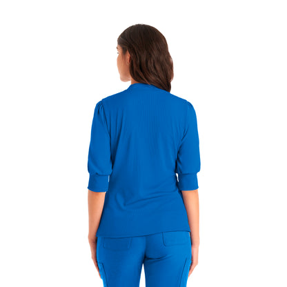 Forward LT114 Women's 3 Pocket Y Neck Scrub Top Royal Image