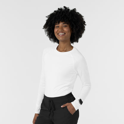 Layers 2149 Women's Engineered Underscrub Tee White