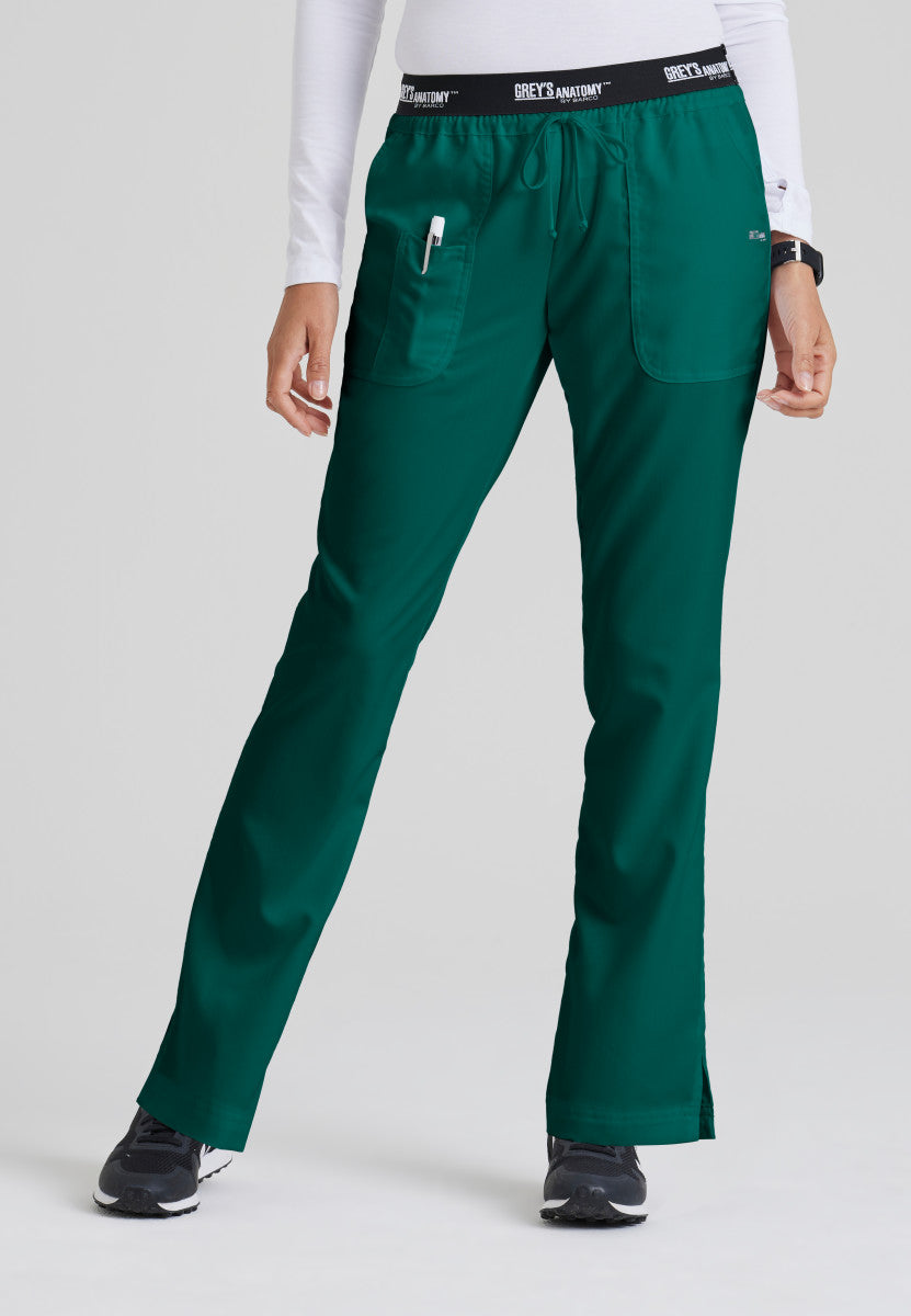 Greys Anatomy 4275 Aubrey Scrub Pants Hunter Green