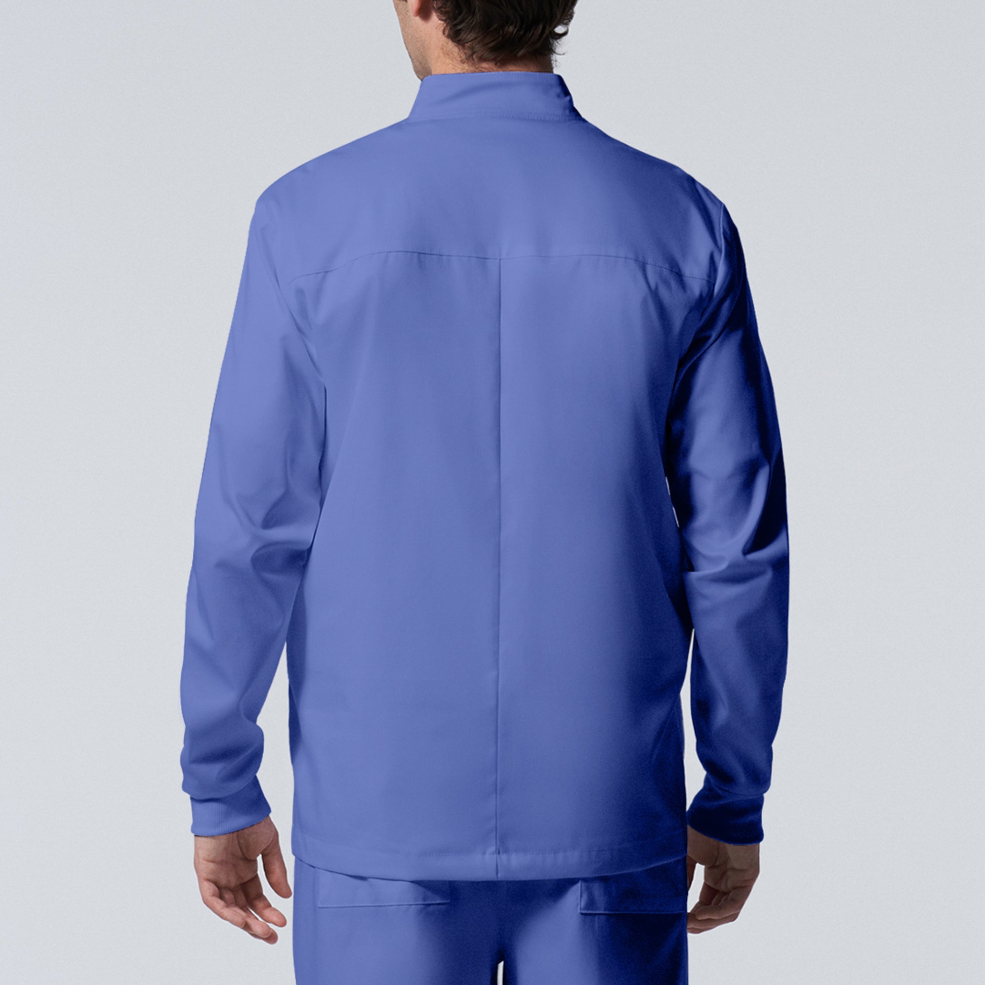 ProFlex LJ702 Men's 4 Pocket Scrub Jacket Ceil Image