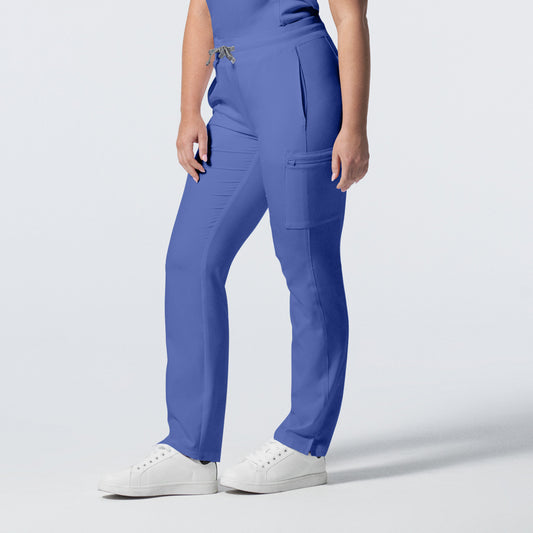 Forward LB400 Women's Cargo Scrub Pants Ceil Blue Image