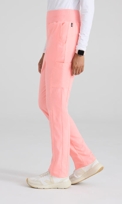 Grey's Anatomy Stretch GRSP692 Renee Scrub Pants Bright Papaya