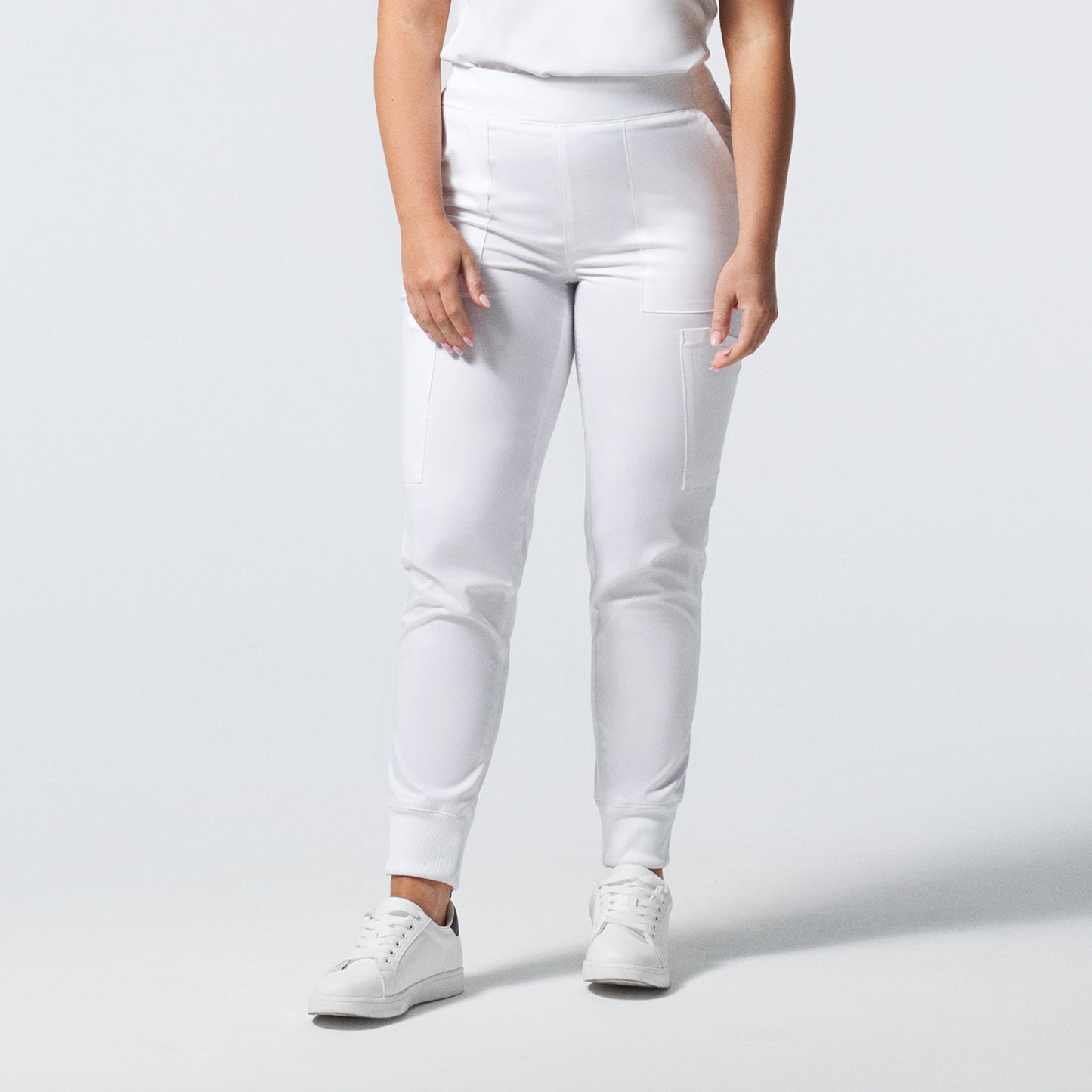 ProFlex LB406 Women's Jogger Scrub Pants White Image