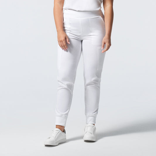 ProFlex LB406 Women's Jogger Scrub Pants White Image