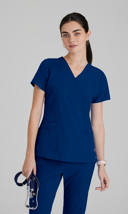 Barco One 5106 Pulse Scrub Top Indigo