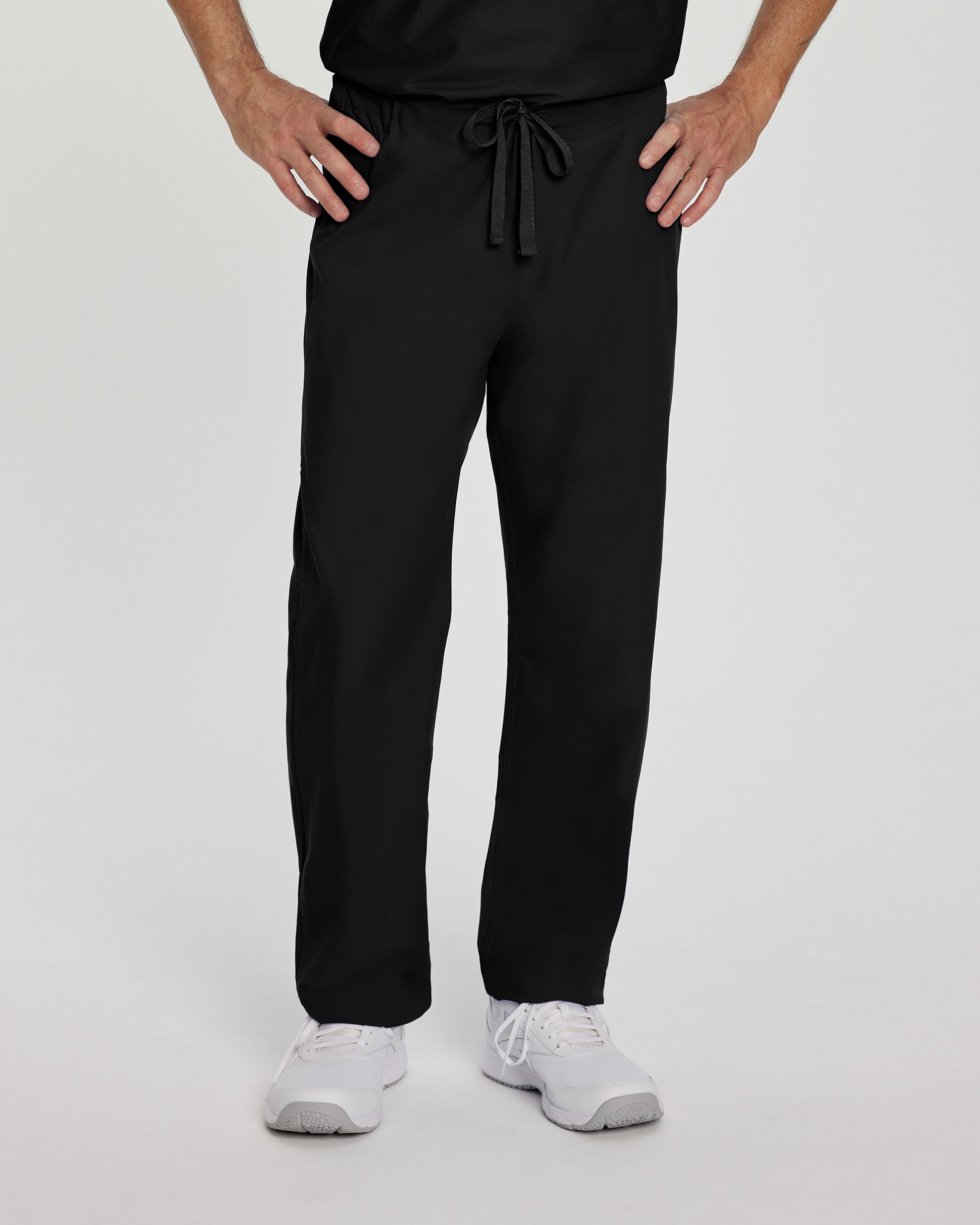 Essentials 7602 Unisex Reversible Scrub Pants Black Image