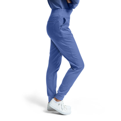 VIBE WB420 Women's Jogger Scrub Pants Ceil Image