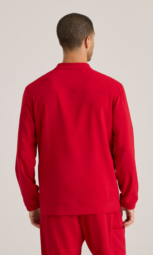 Cleveland Clinic Grey's Anatomy Evolve GSSW887 Cycle Scrub Jacket True Red