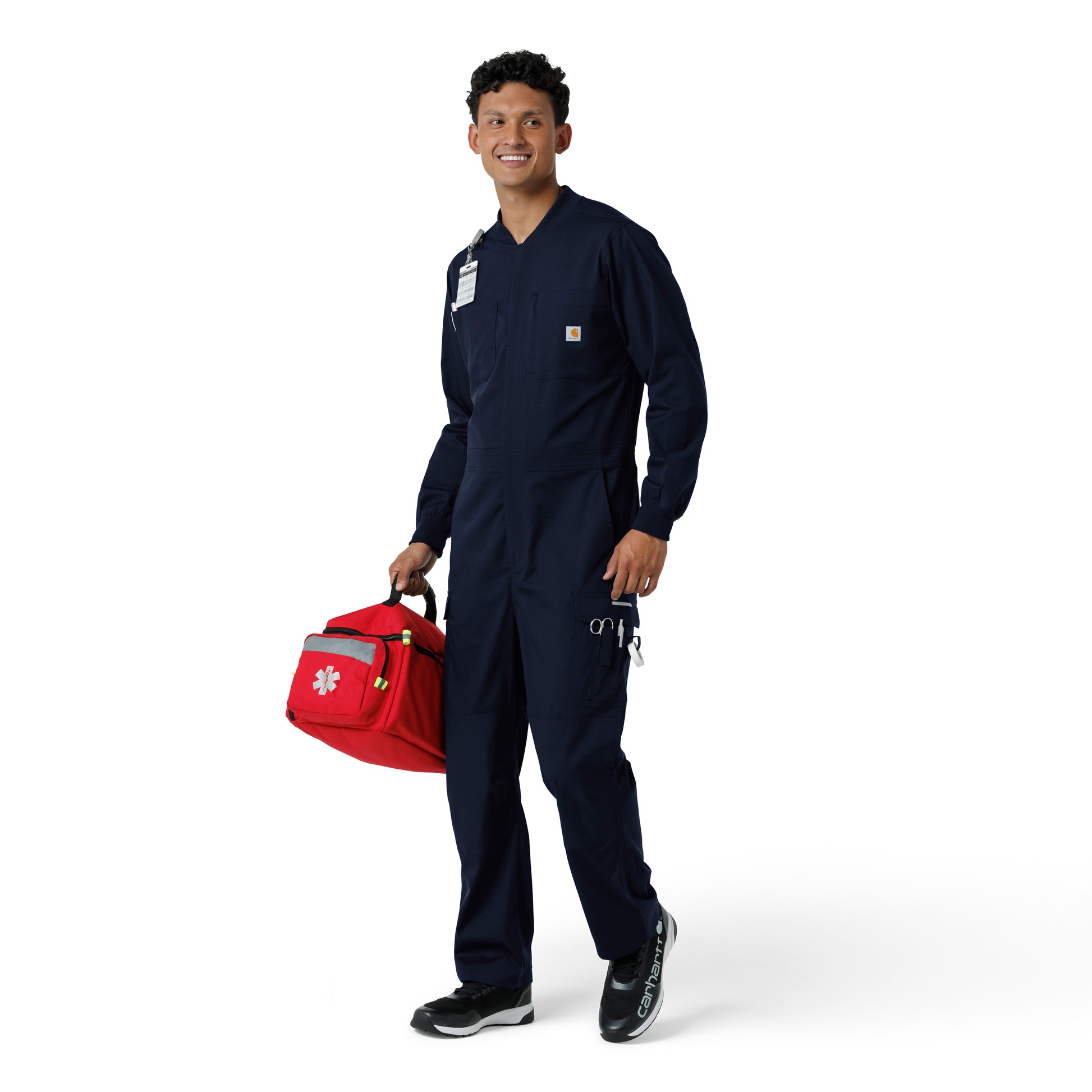 Rugged Flex C22418 Men's Ripstop Coverall Dark Navy