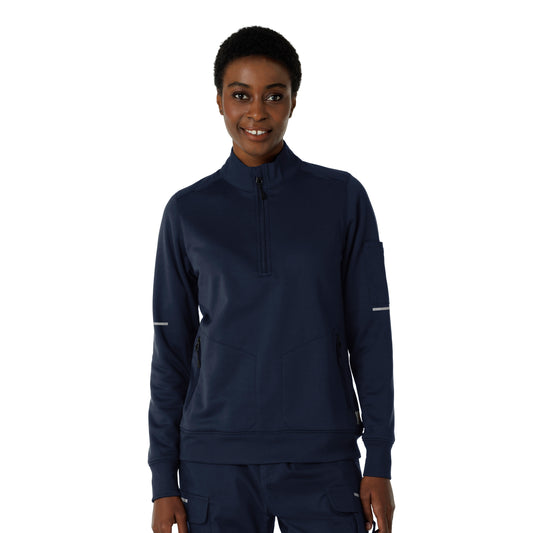 Rugged Flex C82912 Women's Half Zip Dark Navy
