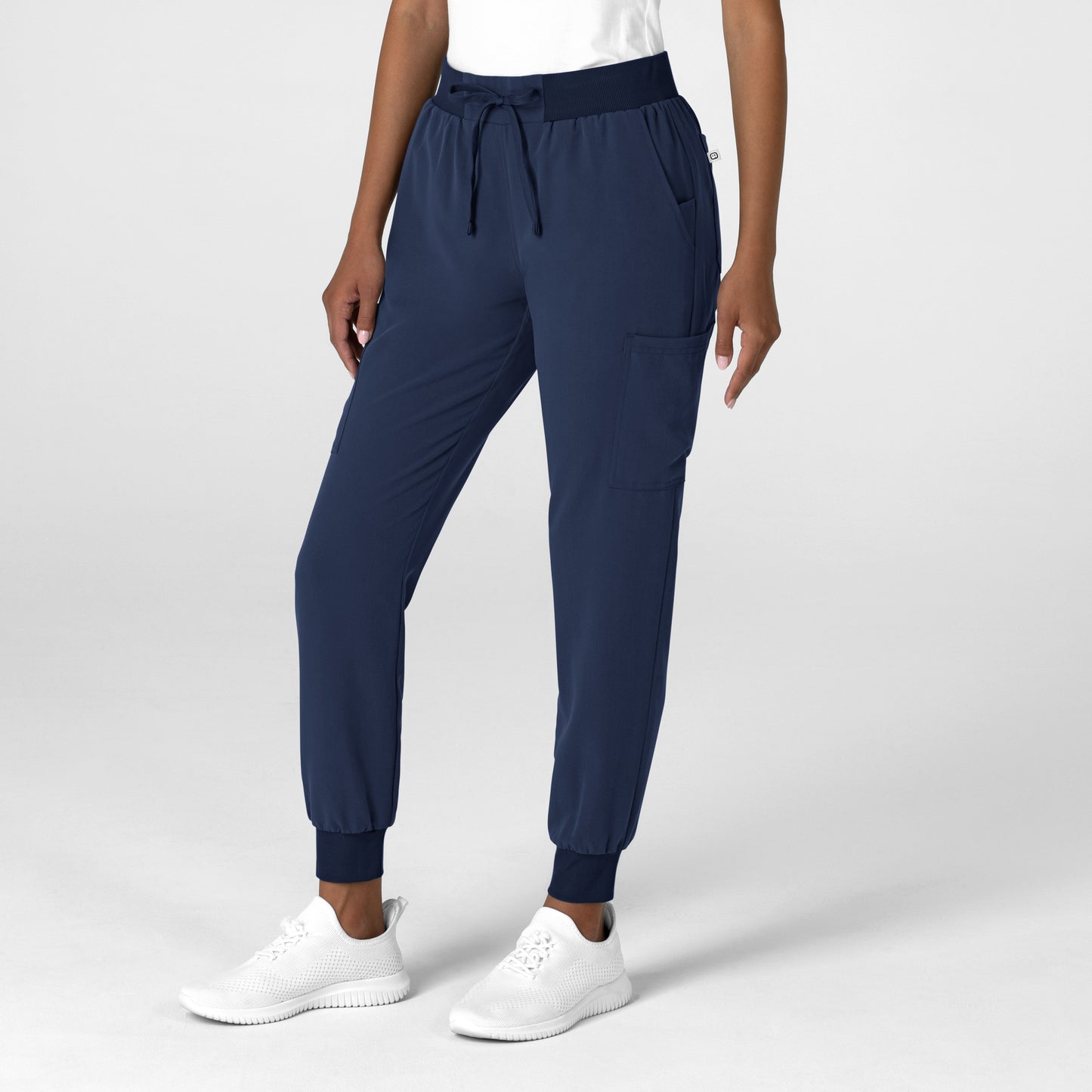 Nova 5132 Jogger Utility Scrub Pants Navy Model Image Right Side | Wink