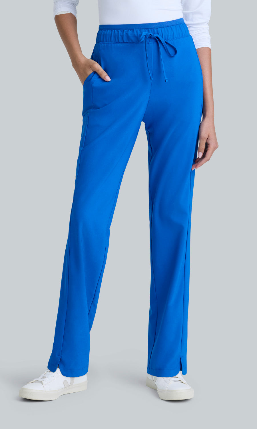 Grey's Anatomy Evolve GSSP755 Nature Pant New Royal - front
