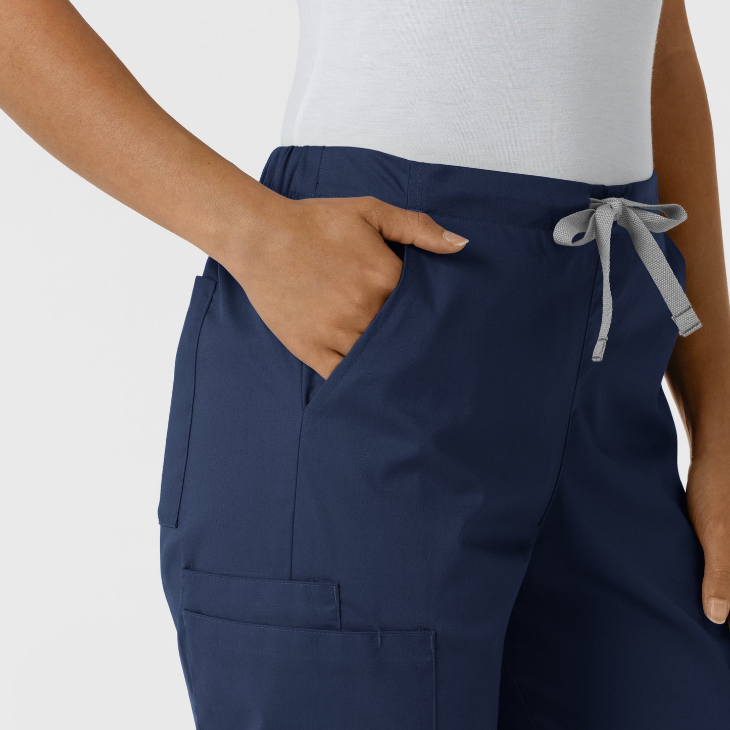 WonderWORK 506 Cargo Jogger Scrub Pant Navy Model Image Alternate | Wink