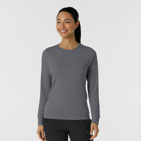 Layers 2189 Women's Essential Layer Long Sleeve Pewter
