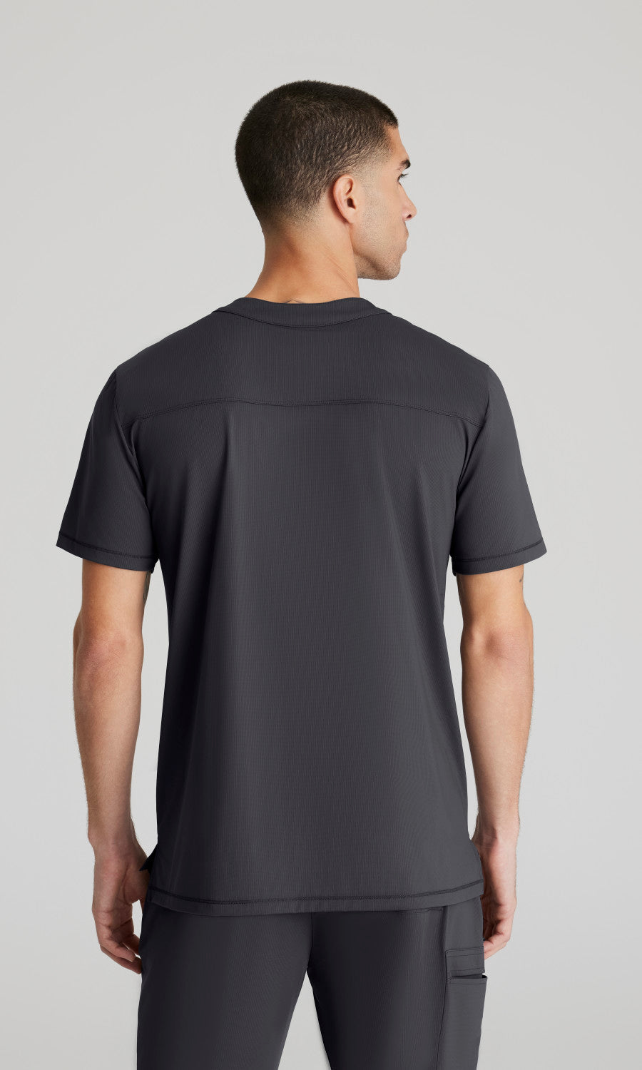 Skechers Slip-Ins Knits SKT229 Flex Knit Scrub Top Pewter