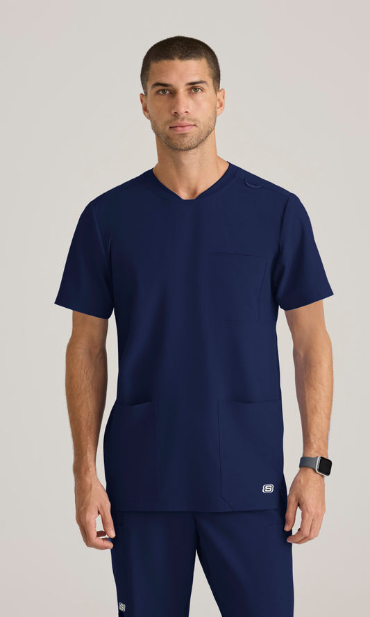 Skechers SKT193 Thesis Scrub Top Navy