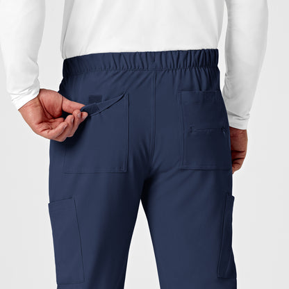 RENEW 5034 Men's Jogger Scrub Pants Navy Model Image Alternate | Wink