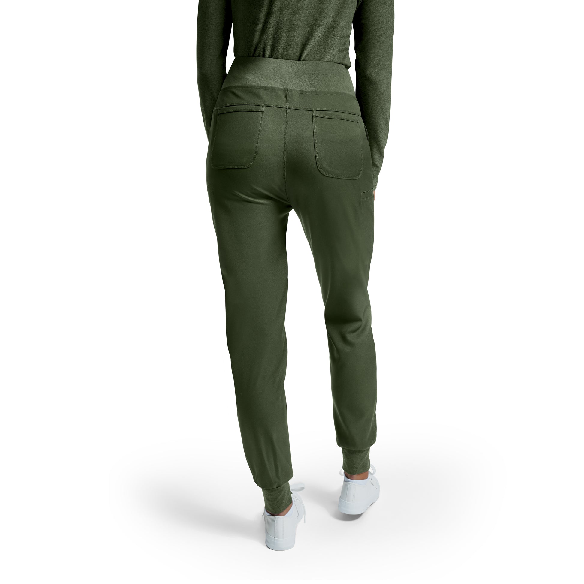 VIBE WB420 Women's Jogger Scrub Pants Olive Image