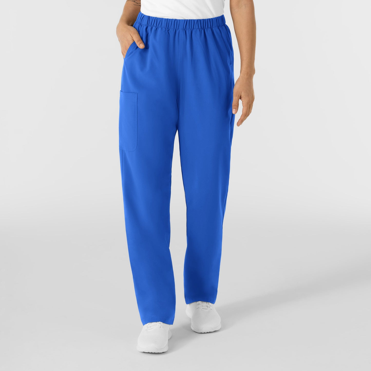 NURTUR 5680 Unisex Straight Leg Cargo Scrub Pants Royal