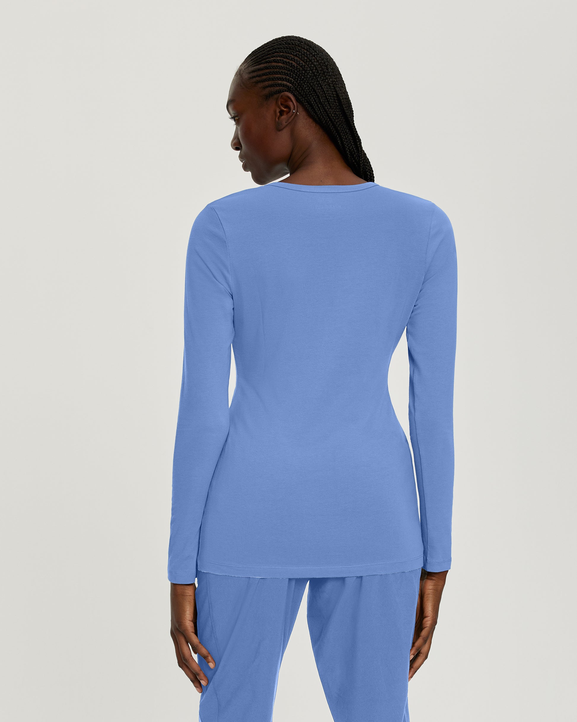 Core Program 205 Women's Long Sleeve Tee Ceil Blue Image