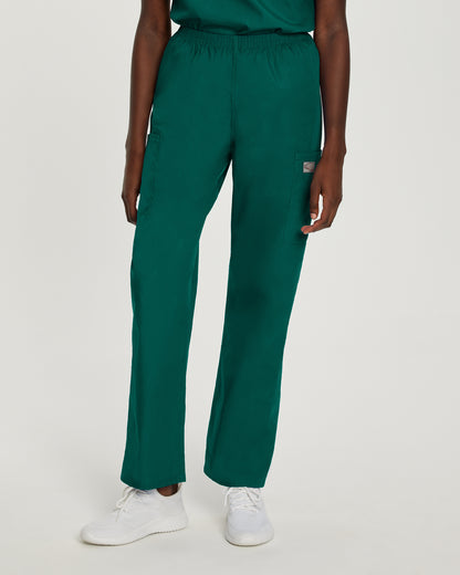 Scrub Zone 83221 Women's Cargo Scrub Pants Hunter Image