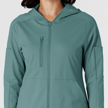RENEW Knit 8159 Women’s Zip Hoodie Vintage Teal