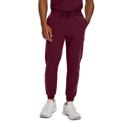 V-Tess 222 Men's Jogger Scrub Pants Wine Image