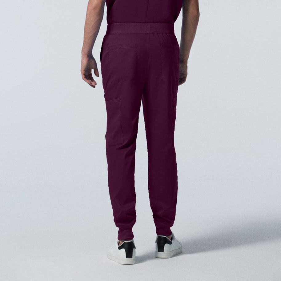 ProFlex LB407 Men's Jogger Scrub Pants Wine Image