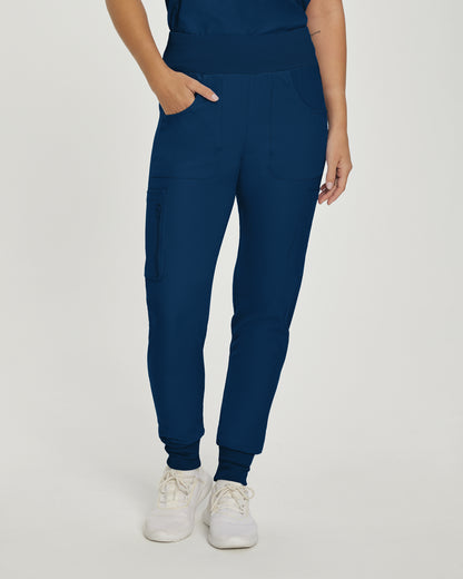 Forward LB401 Women's Jogger Scrub Pants Navy Image