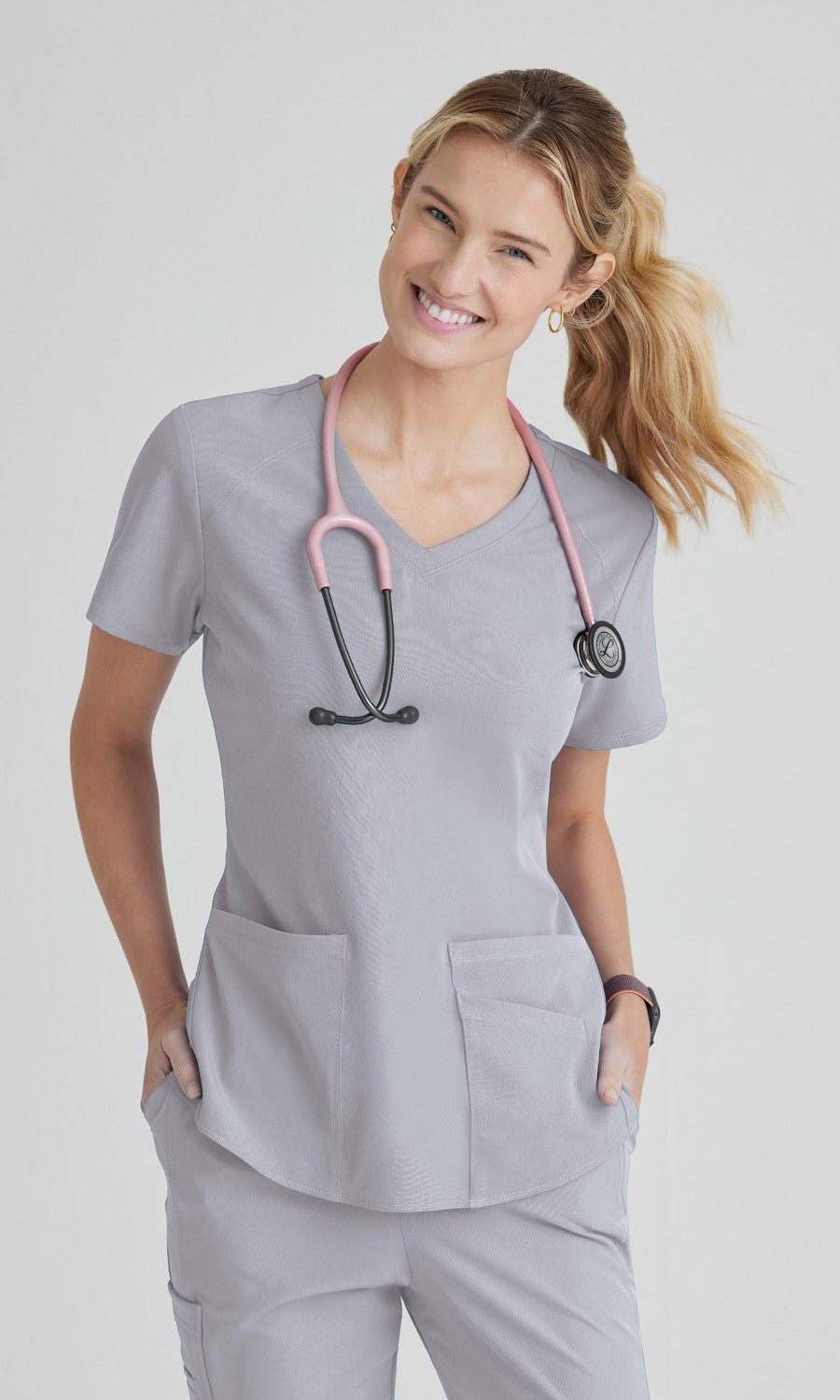 Skechers SK101 Breeze Scrub Top Moonstruck