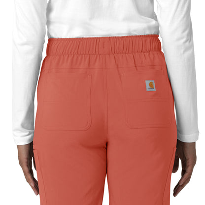 Force Cross-Flex C53210 Women's Straight Leg Cargo Scrub Pants Dusty Cedar