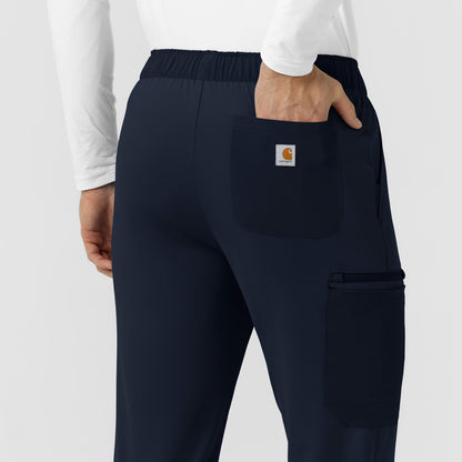 Force Cross-Flex Knit C56190 Men's Straight Leg Tapered Scrub Pants Navy