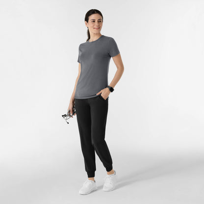Layers 2290 Women's Short Sleeve Essential Tee Pewter