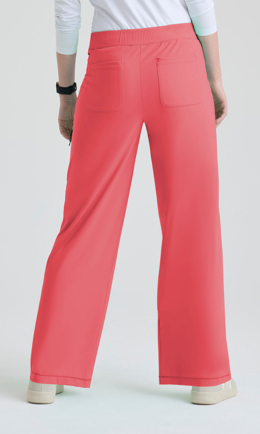 Grey's Anatomy Knits GRSP746 Crystal Pant Papaya Blush - back