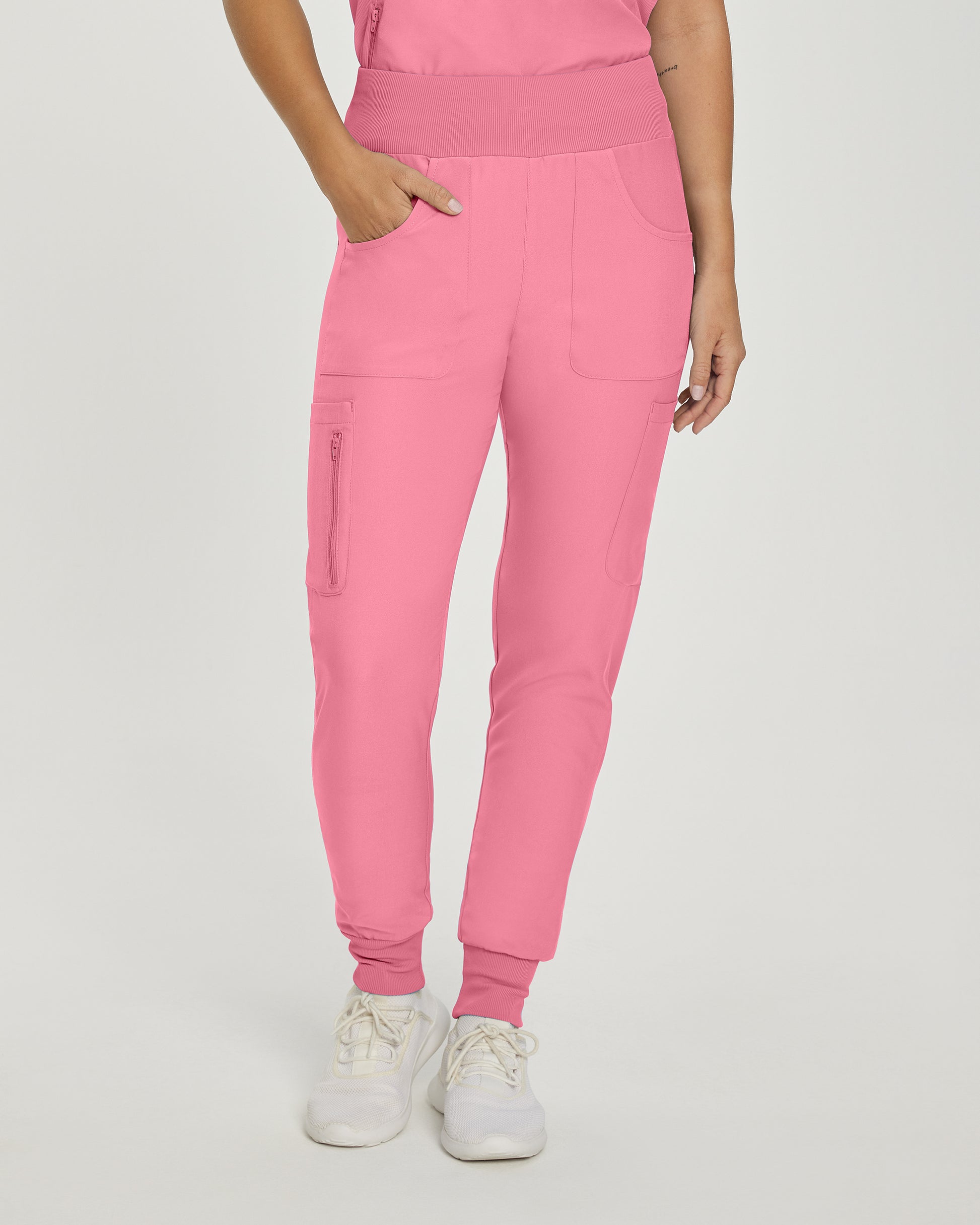 Forward LB401 Women's Jogger Scrub Pants Rose Quartz Image