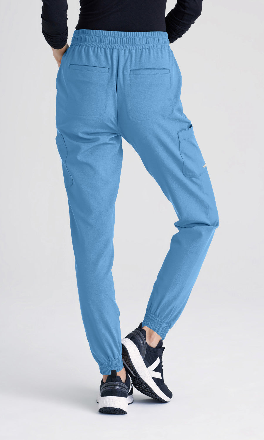 Grey's Anatomy Evolve GSSP625 Terra Scrub Joggers Ciel Blue