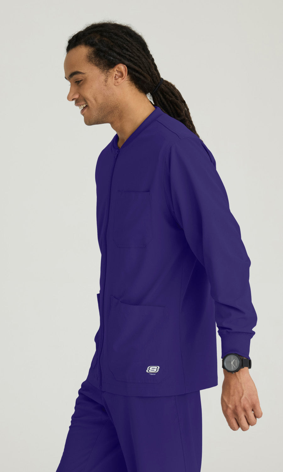 Skechers SK0408 Structure Scrub Jacket New Grape