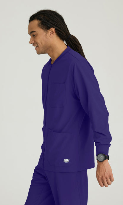 Skechers SK0408 Structure Scrub Jacket New Grape