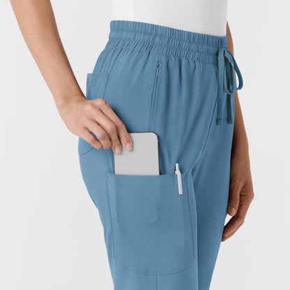 Boundless 5251 Women's Bootcut Scrub Pants Pacific Blue