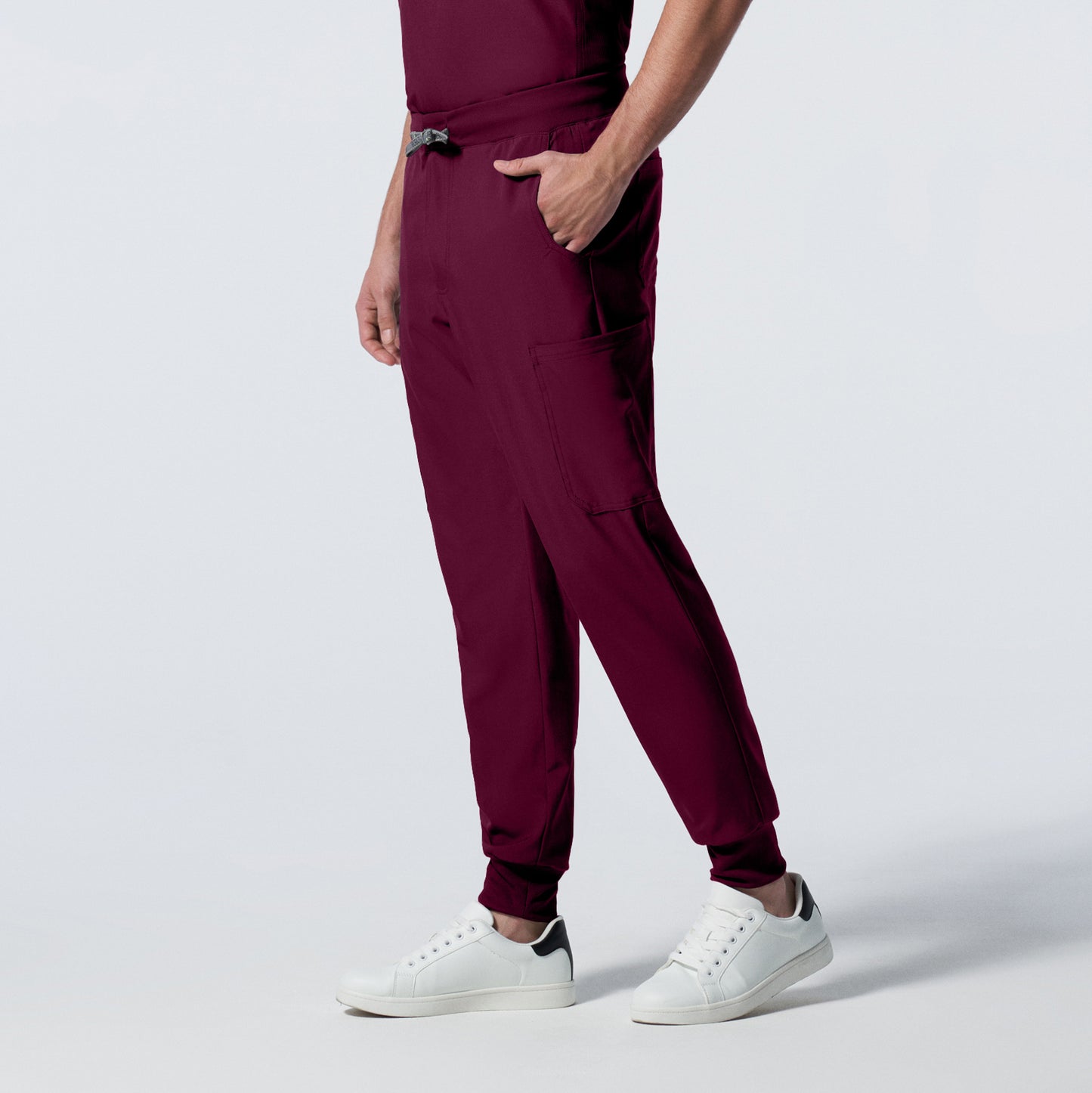 Forward LB409 Men's Jogger Scrub Pants Wine Image