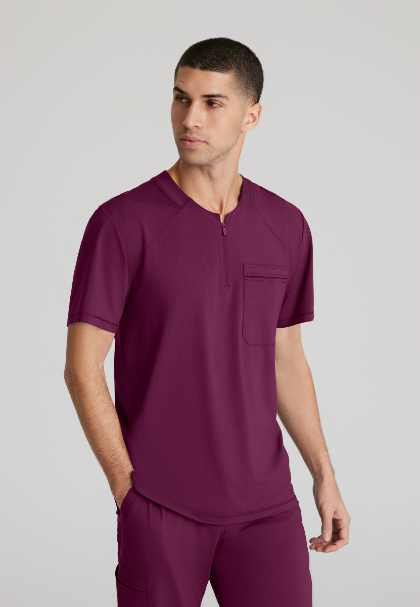 Skechers Slip-Ins Knits SKT229 Flex Knit Scrub Top Wine