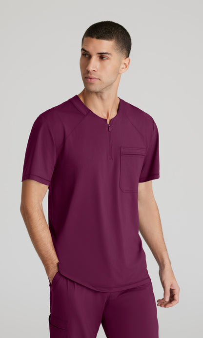 Skechers Slip-Ins Knits SKT229 Flex Knit Scrub Top Wine