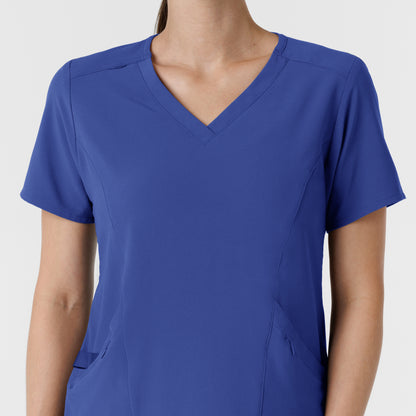 RENEW 6134 Women's V-Neck Scrub Top Galaxy Blue