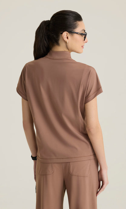 Grey's Anatomy Knits GRST319 Crystal Top Brownstone - back