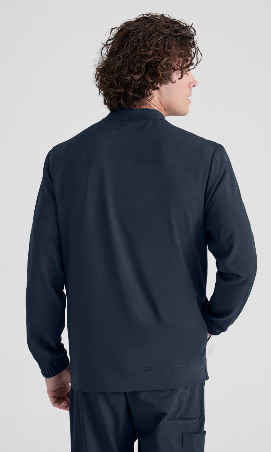 Cleveland Clinic Grey's Anatomy Evolve GSSW887 Cycle Scrub Jacket Steel