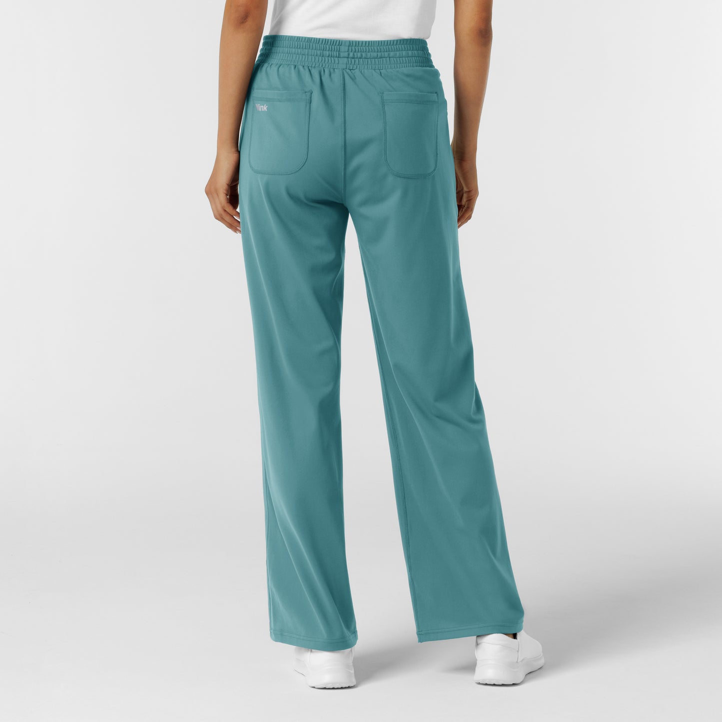 RENEW Knit 5559 Women's Wide Leg Scrub Pants Vintage Teal